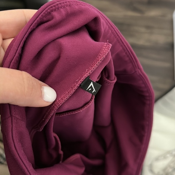 Gymshark Dry Sculpture High Rise Leggings in Plum - Picture 8 of 8